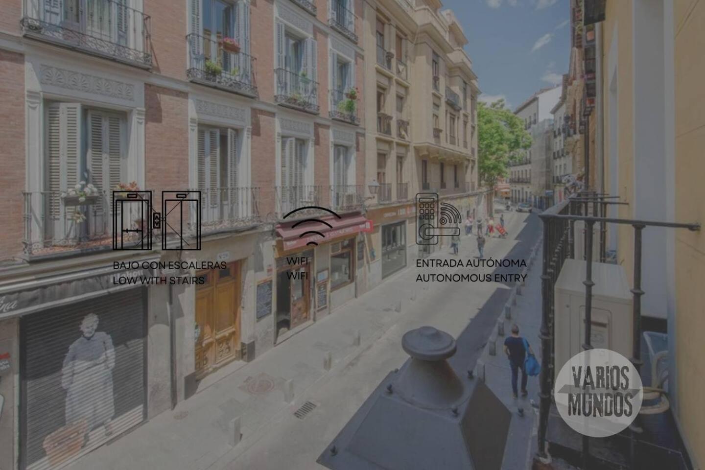 Apartament Nuevo Apt De 7Pax Entre La Cava Alta Y La Cava Baja Madryt Zewnętrze zdjęcie